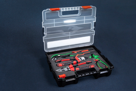 TBP-04U Набор шарнирно губцевого инструмента 4 предмета