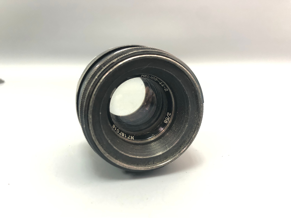 Объектив Helios-44-2 царапины линзы + внутри ворсинка