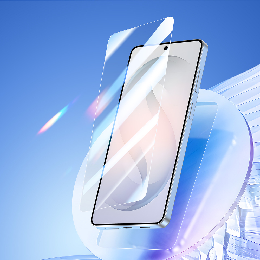 Защитное стекло на экран для Samsung Galaxy S26+ Плюс, серия Roga Series от Dux Ducis (в комплекте ванночка для выравнивания и установки)