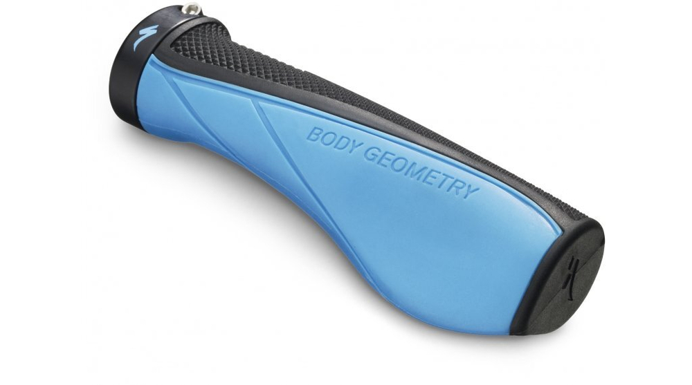 Грипсы BG CONTOUR XC GRIP BLK/CYAN