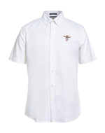 Рубашка муж. AERONAUTICA 1243 белый кор. рукав