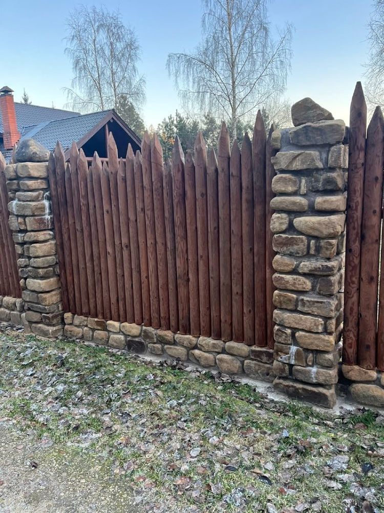 Бутовый камень окатанный Блок Жёлтый /тонна