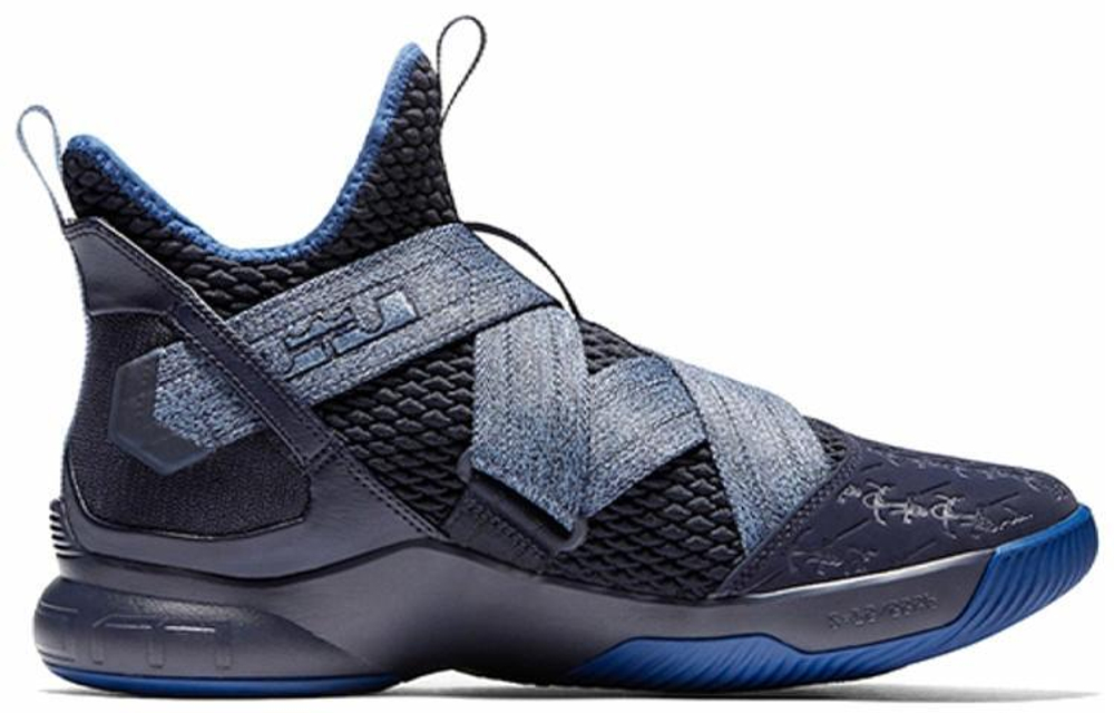 Кроссовки Nike Zoom Soldier 12 Lebron "Blackened Blue"