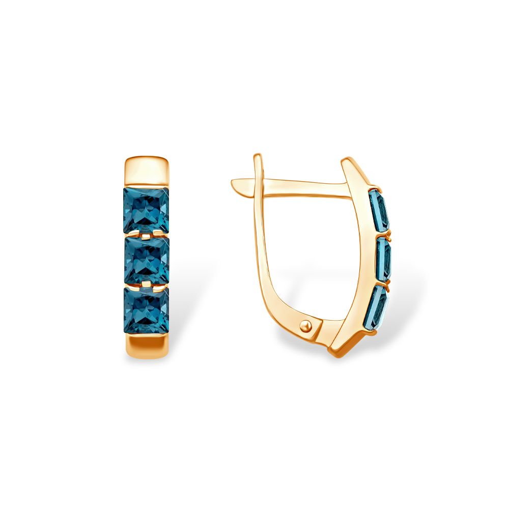 Серьги из золота 585 пробы