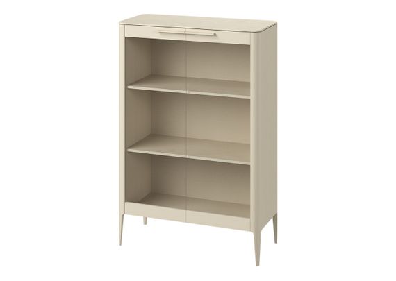 Витрина Type oak стеклянная высота 150 см (молочный)