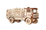 Гоночный грузовик МАЗ-5309RR от EWA - Деревянный конструктор, сборная механическая модель, 3D пазл, в масштабе 1:30