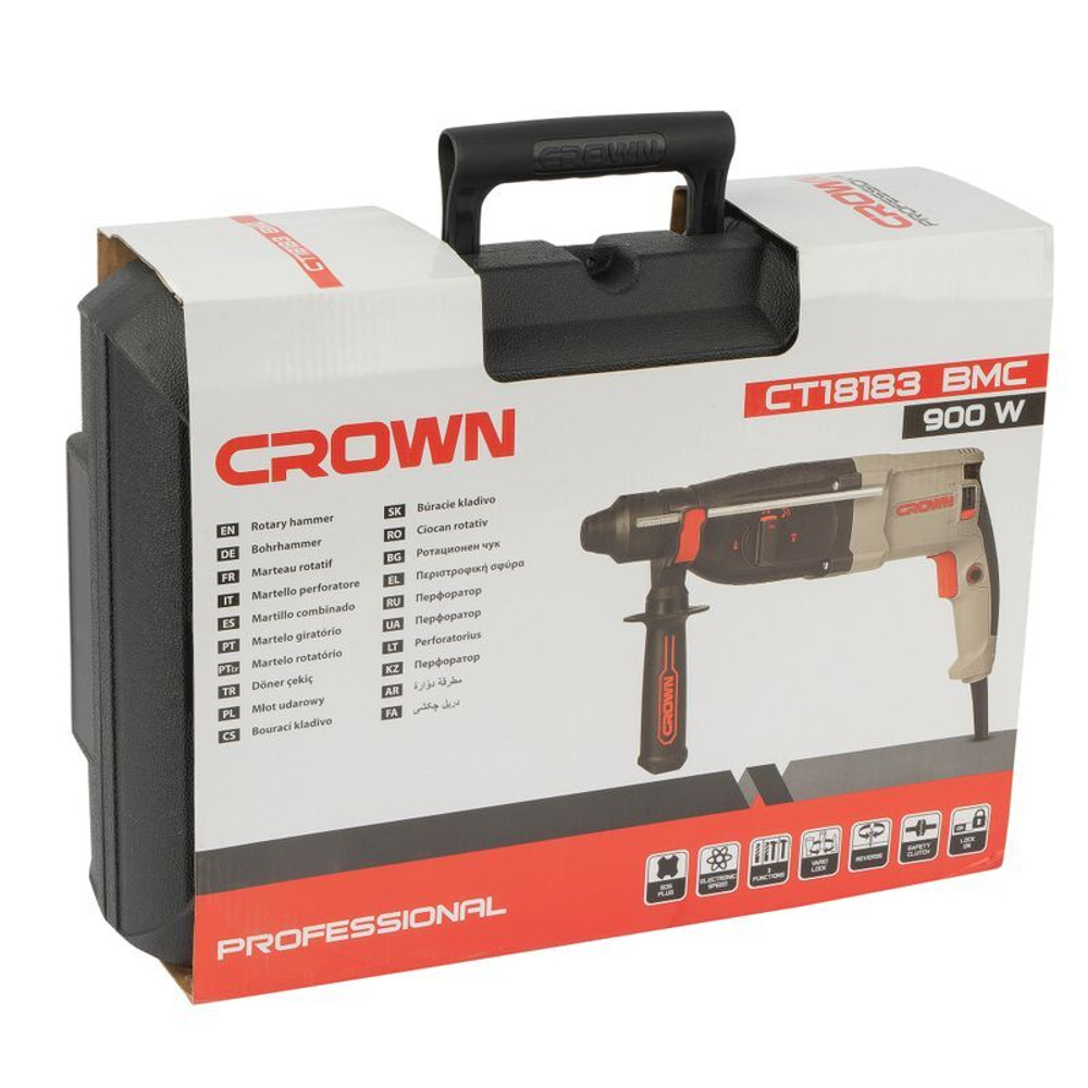 Перфоратор Crown CT18183 BMC 900 Вт