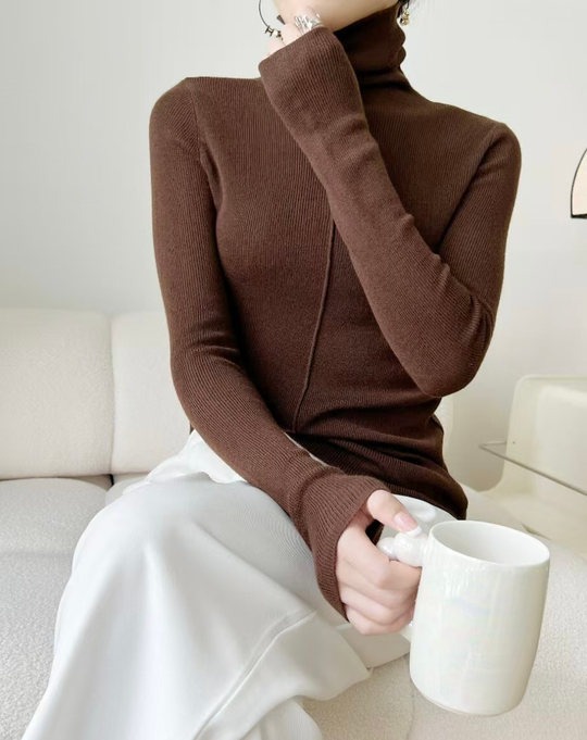 Водолазка из кашемира со швом