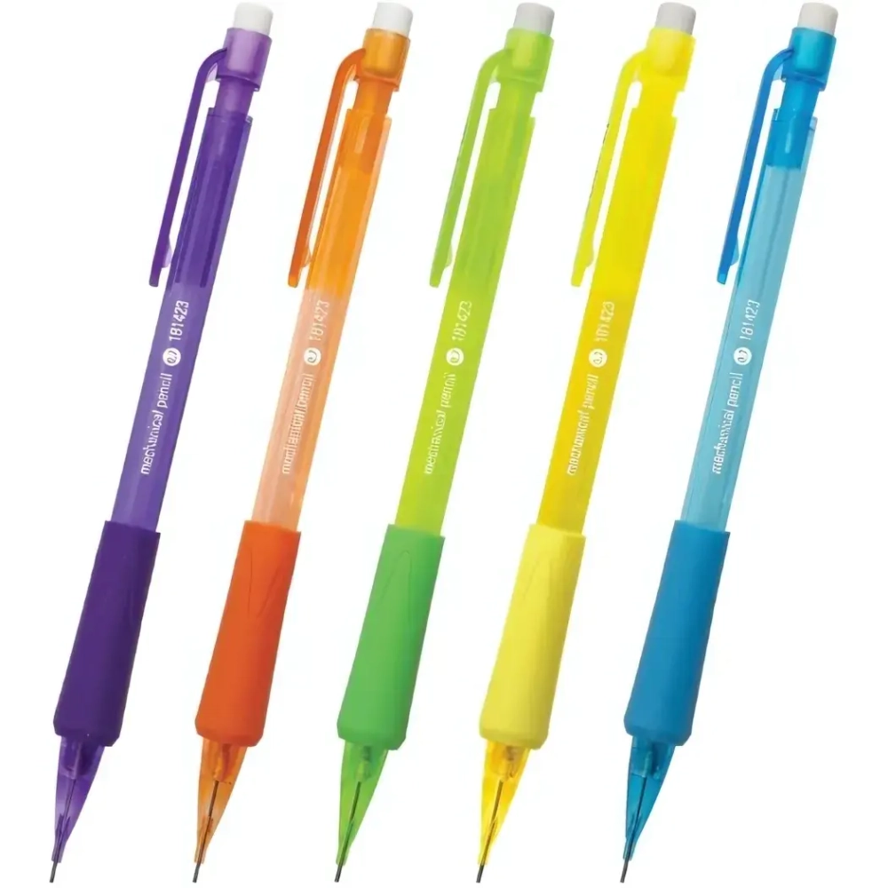 Карандаш механический Staff «College» корпус тонированный 0,7мм HB резиновый грип ластик (2/24)