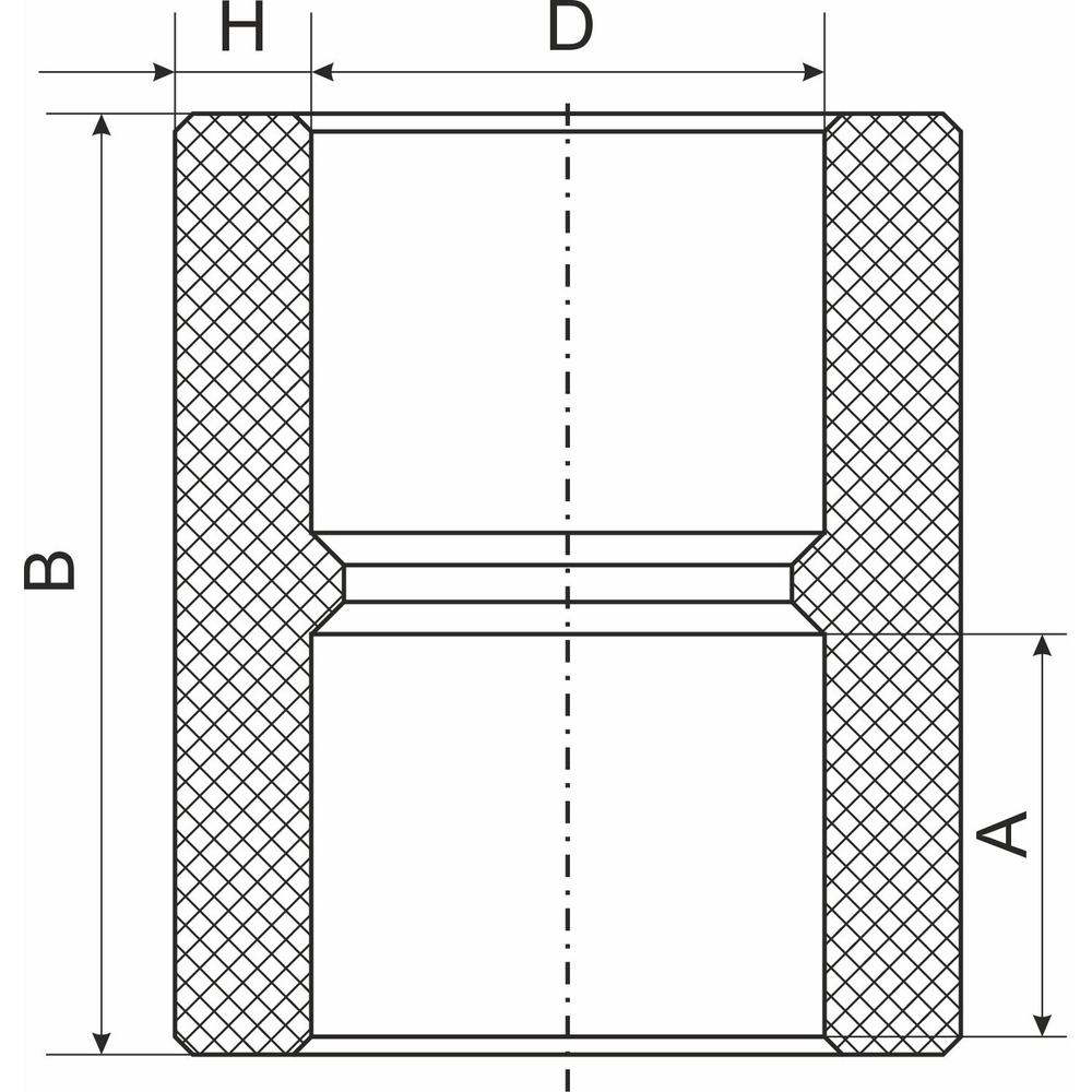 Муфта соединительная 20 EVER® plast  СЕРЫЙ (Россия)
