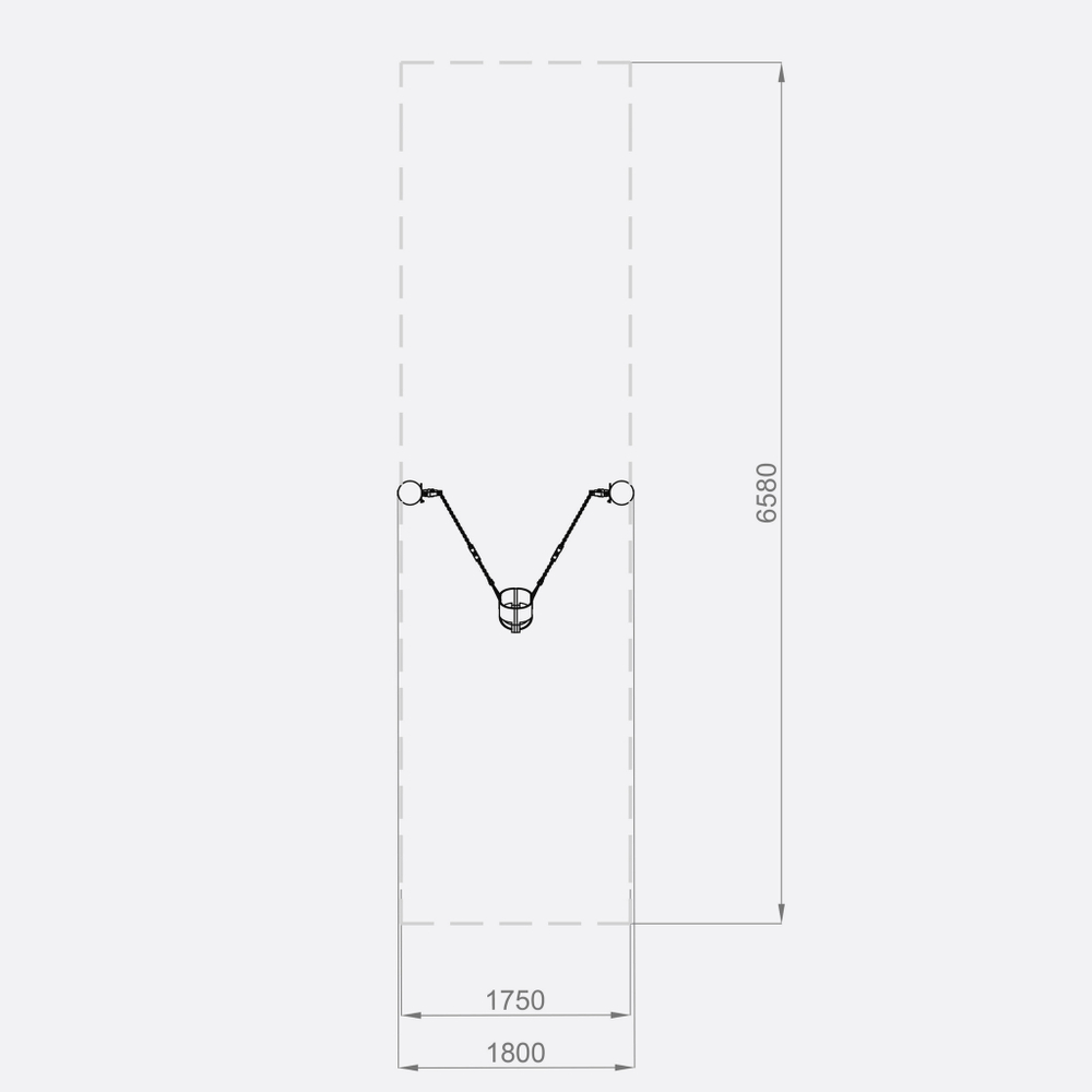 Одноместные Качели «LE-04.05-02»