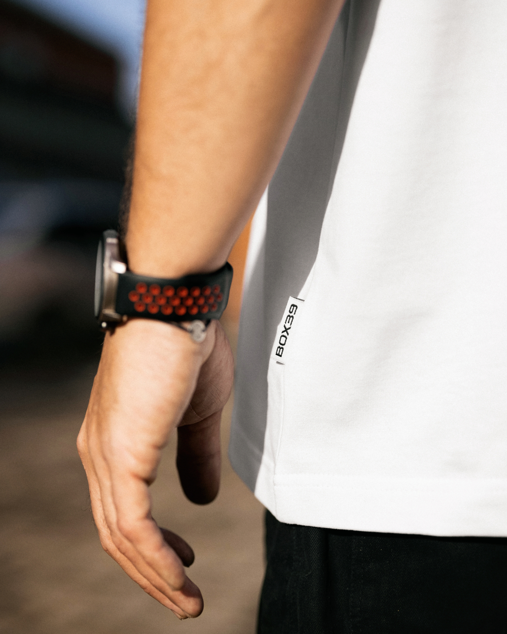 Футболка свободного кроя, белый, размер XXL