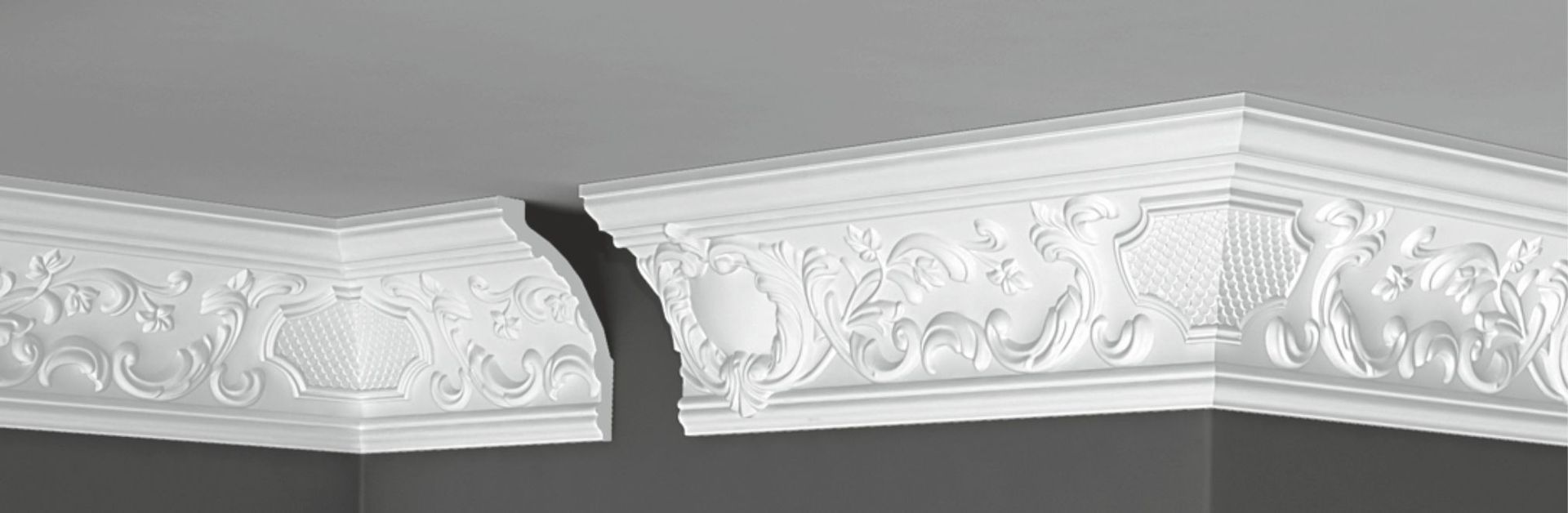 Плинтус потолочный Де-Багет Декор ДП 31/140