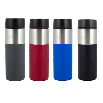 Термокружка 420 мл. из нержавеющей стали Kamille KM-2098 с TPR вставкой