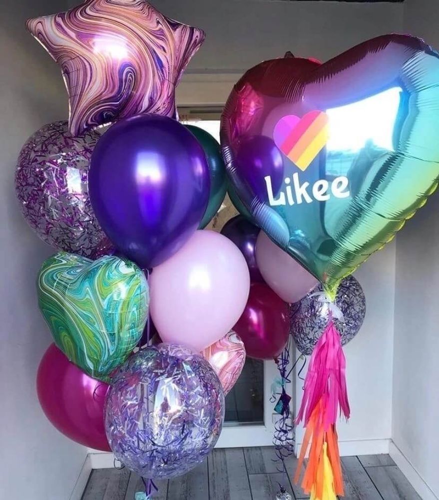 Набор шаров Likee градиент