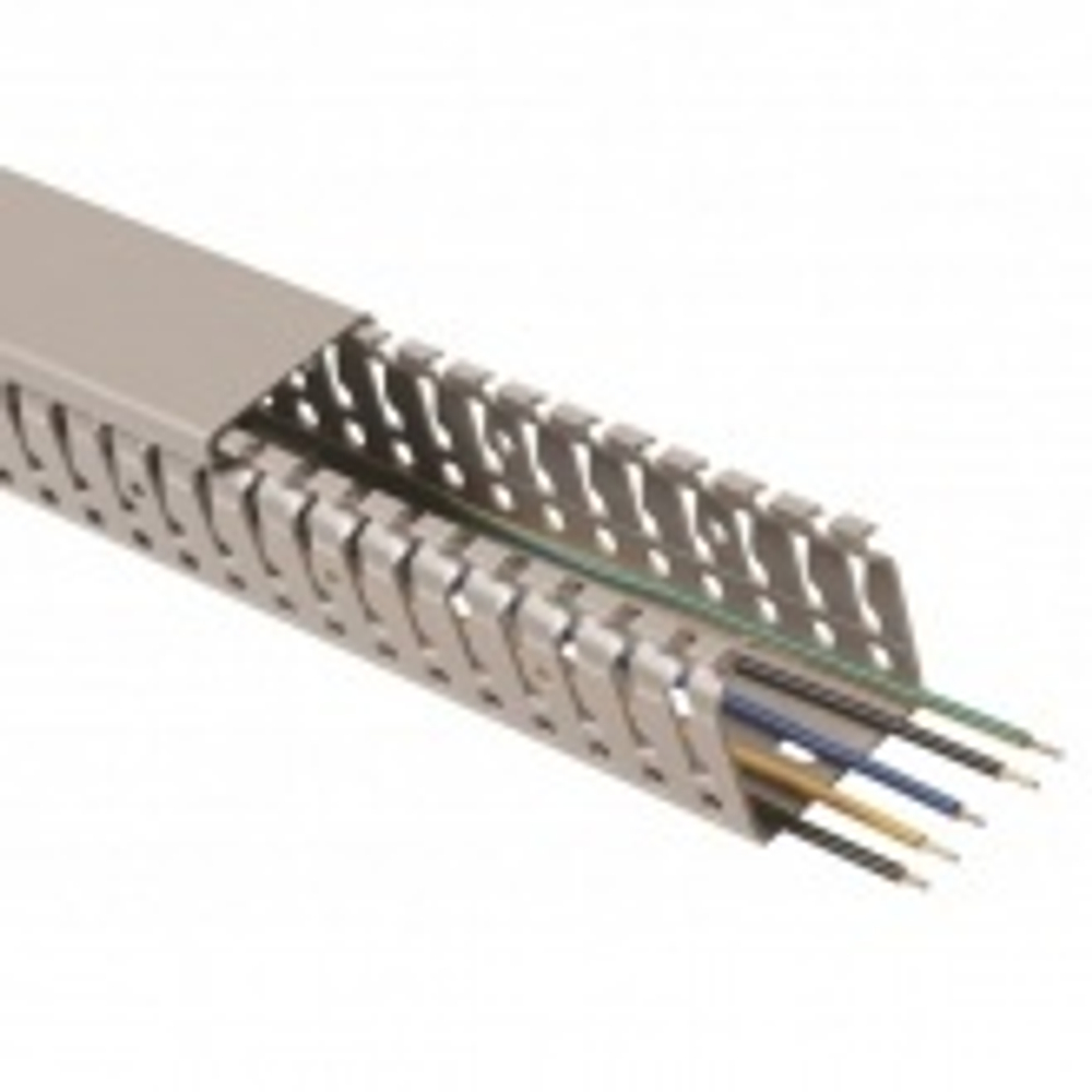 Короб перфорированный RL6 40x40 мм серый DKC 01134RL