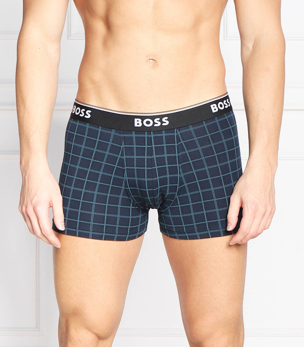 трусики-боксеры 3 шт. trunk 3p power desig BOSS BLACK - темно-синий(50483639)