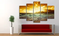 Модульная картина "Морской закат"