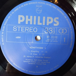Винтажная виниловая пластинка LP Kraftwerk 2 (Japan 1979) (Obi)