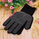 Перчатки нейлоновые «Классика» с ПВХ покрытием черные 8 р-р б/блистера