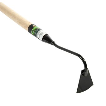 Мотыга стальная, 60 х 80 х 780 мм, узкая, деревянный черенок, Сибртех