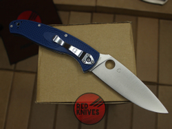 Нож Spyderco Resilience LTW F/P - океанский синий