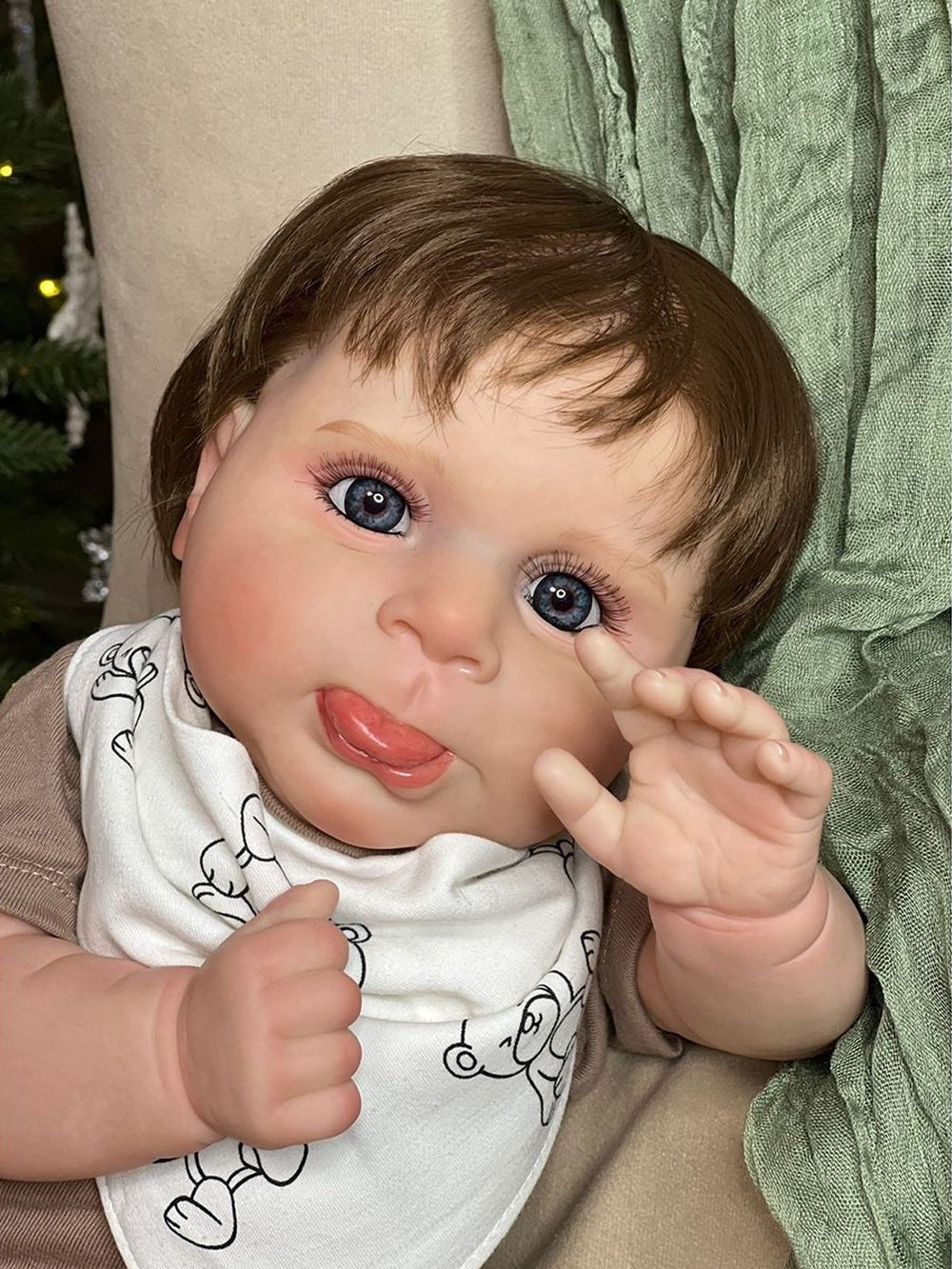 Кукла Реборн мягконабивная 50см в пакете (FA-840)