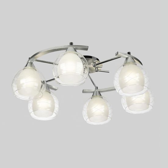 CL157162 Буги Алюм+Хром Св-к Люстра