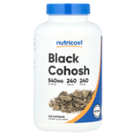 Nutricost, воронец кистевидный, 540 мг, 240 капсул