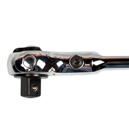 Цена на KING TONY (4752-12G) Трещотка 1/2", 300 мм, 72 зубца, дисковый механизм, поворотная голова с кнопкой