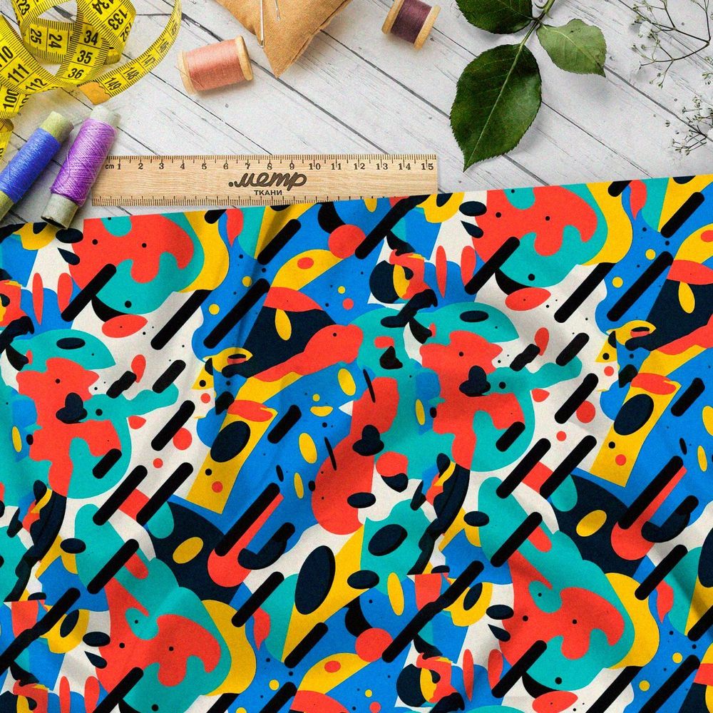 Ткань премиум бифлекс кристальные взгляды