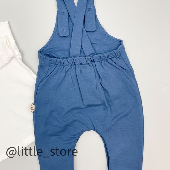 Комбинезон со свитшотом "Лапки" Синий