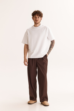 Pleated Pant - Brown (Men's)