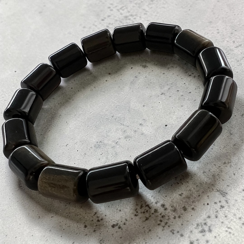 Браслет. Обсидиан