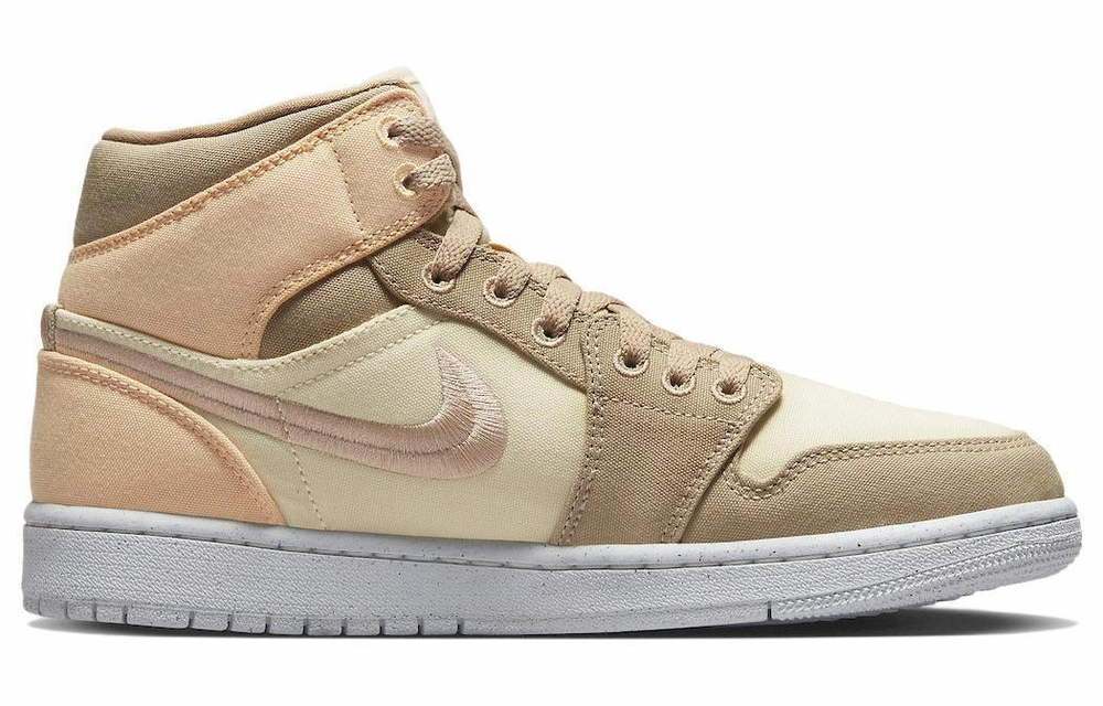 Кроссовки Jordan Air Jordan 1 Se "Canvas Khaki" (Женская размерная сетка)
