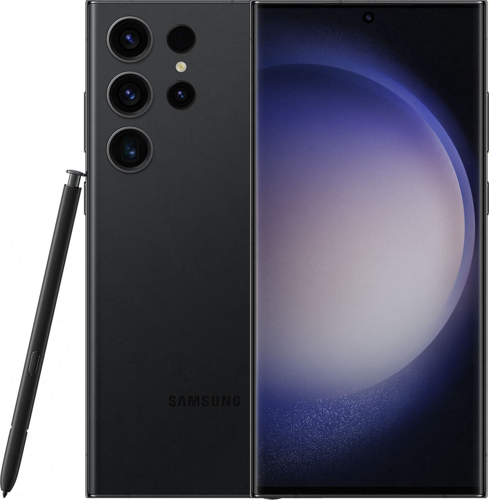 Смартфон Samsung Galaxy S23 Ultra 12/512 ГБ, призрачный черный