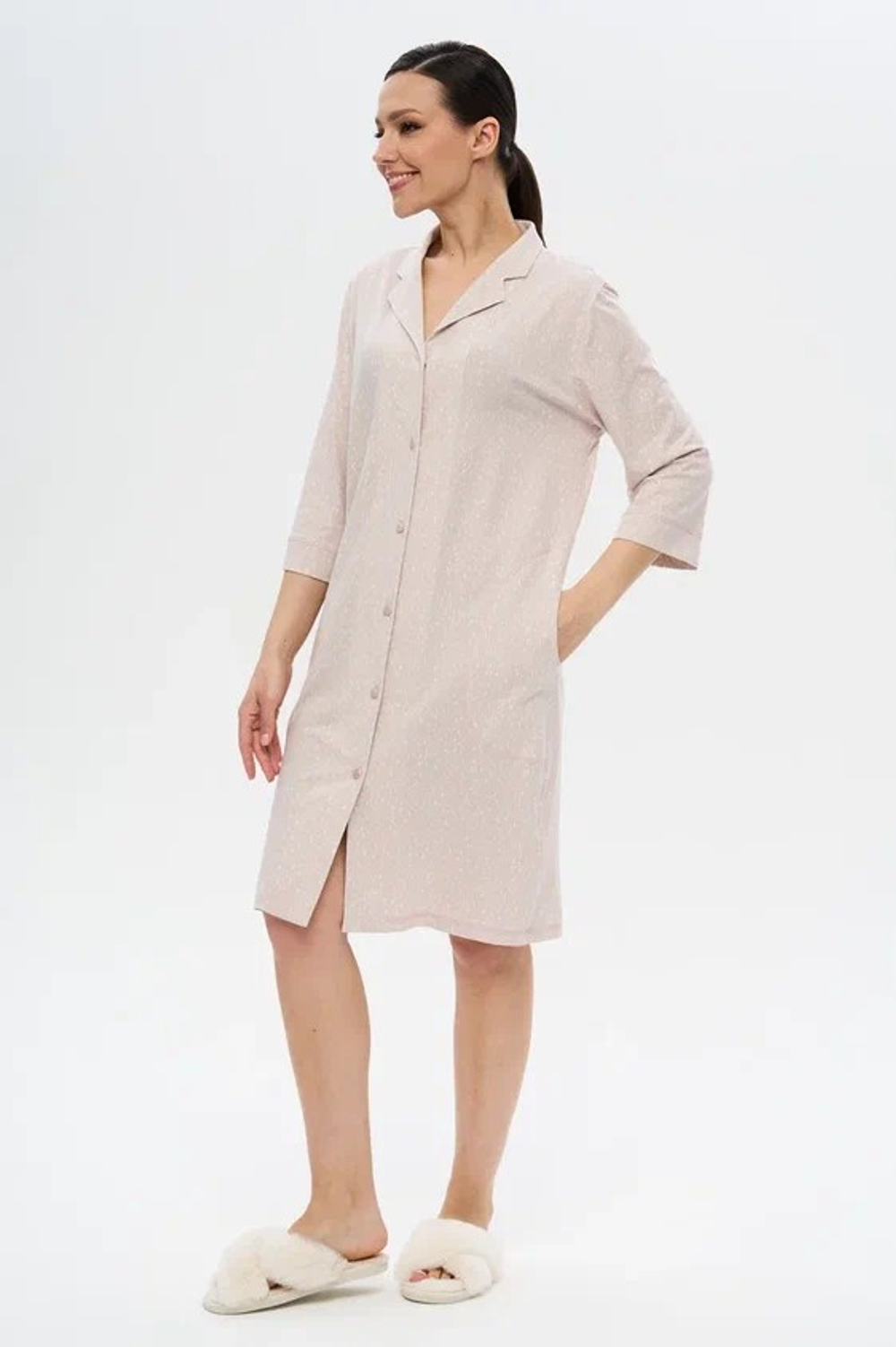 Халат 322123 пыльная роза EMMI