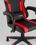 Кресло спортивное TopChairs Commander черно-красный