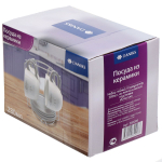 Набор чайный керам, 8 пр, 4 перс, 280 мл, металл подставка, Daniks, Классик, HC127-N1