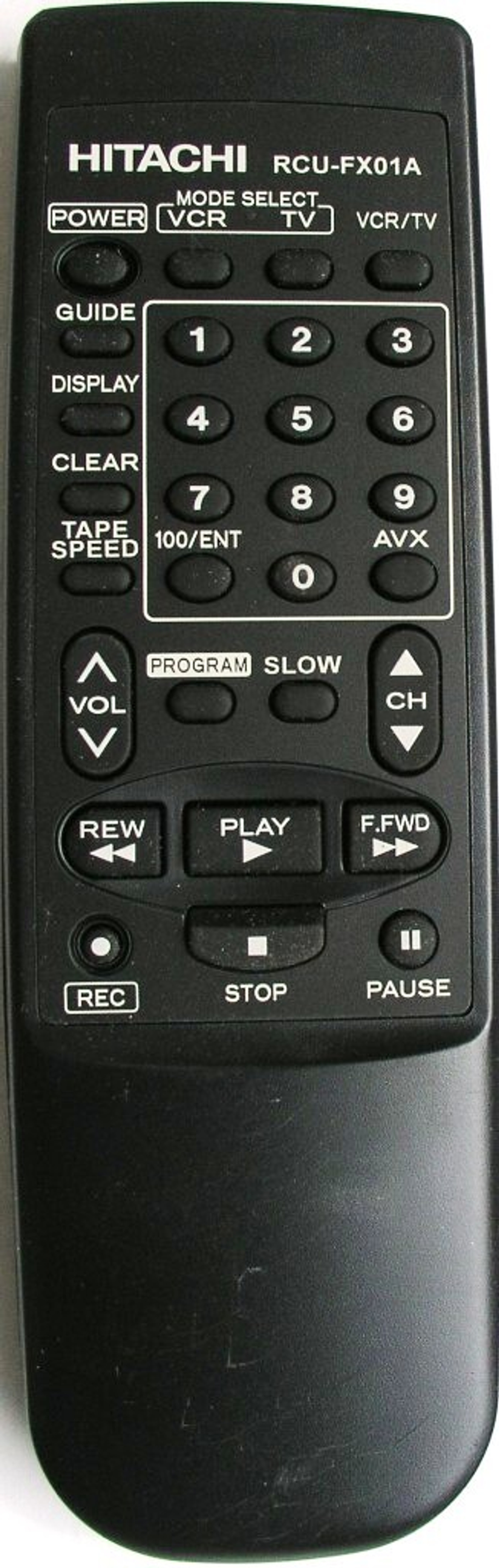 Пульт для HITACHI RCU-FX01A ориг. TV/VCR