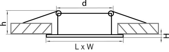 Встраиваемый светильник Lightstar Lega 16 011037