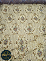 Мебельная ткань гобелен на отрез "12 стульев" (ширина 160 см) цена за п/метр