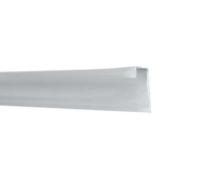 Финишный молдинг алюминиевый серебро, 2950x20 мм