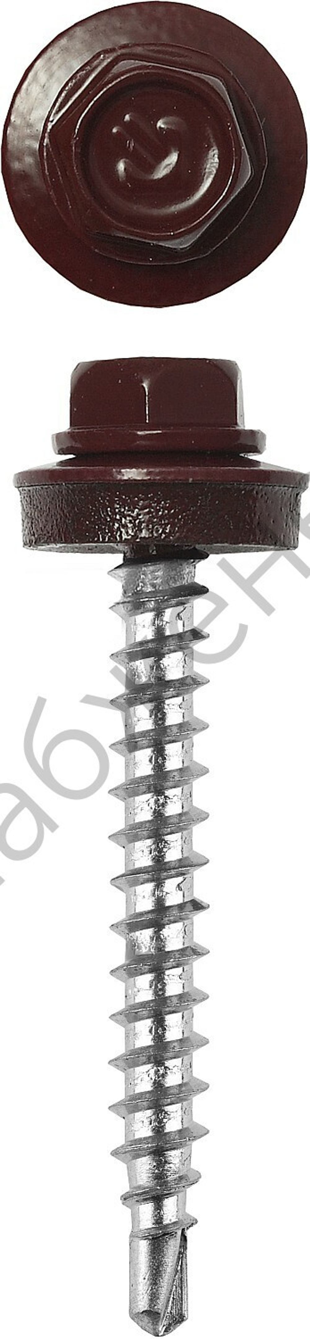 ЗУБР СКД 3005 65 х 4.8 мм, тем.-красн., кровельный саморез, 180 шт (4-300315-48-065-3005)