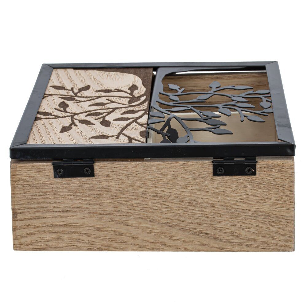 GAEM Шкатулка для чайных пакетиков, L16,5 W16,5 H6 см