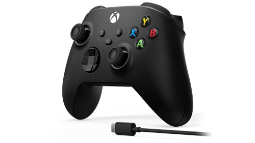 Беспроводной геймпад Microsoft Xbox Wireless Controller + USB-C Cable, Black (Черный)