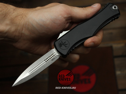 Нож Microtech HERA 2 D/E - темная рукоять, клинок стоунвош МТ20