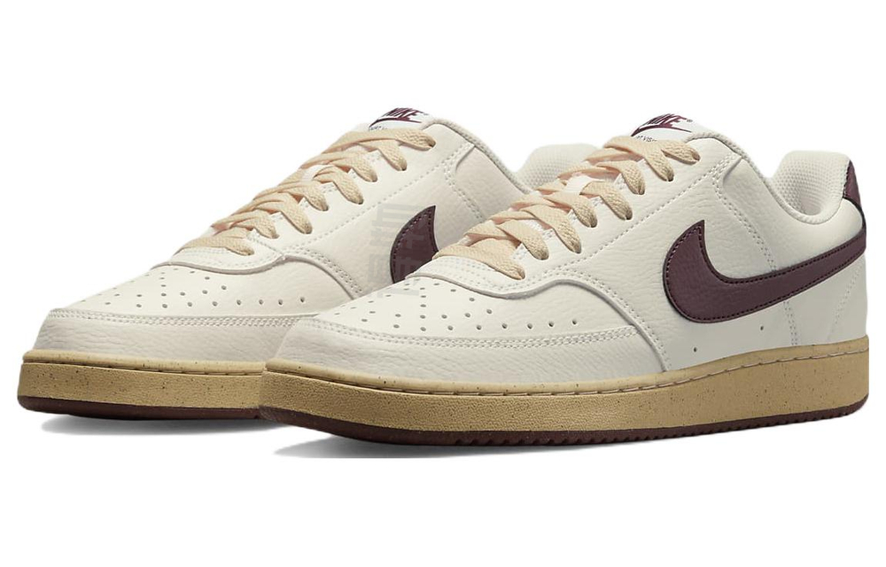 Мужские кроссовки Nike Court Vision Low Next Nature 'Sail Dark Beetroot' FB8942-133