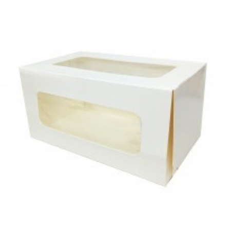 Коробка 20*12*10 см Cake Roll Two Window White