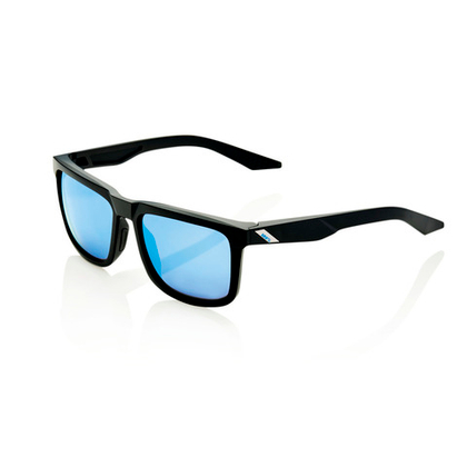 Спортивные очки 100% BLAKE - Matte Black - HiPER Blue Multilayer Mirror Lens